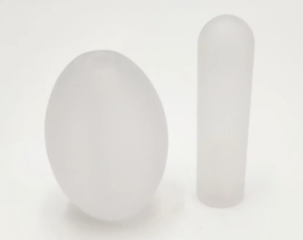 Pomoli satinati bianco traslucido