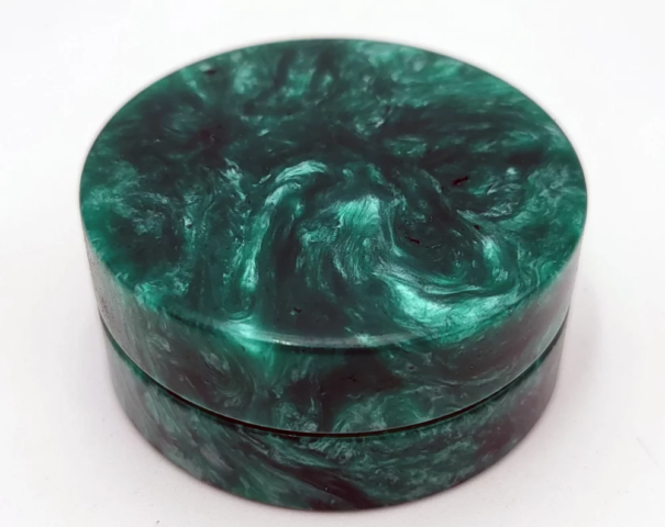 Finitura colore verde perlato
